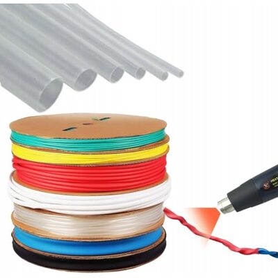 Rosfix Gaine Thermorétractable Transparente 4mm 1m – Rapport 2:1 Isolation Électrique Résistante UV, 1000V, -30~125°C Pour Électronique, Auto, Bricolage Accessoire Électrique - Publicité Rosfix Gaine Thermorétractable Transparente 4mm 1m – Rapport 2:1 Isolation Électrique Résistante UV, 1000V, -30~125°C Pour Électronique, Auto, Bricolage Accessoire Électrique - Publicité