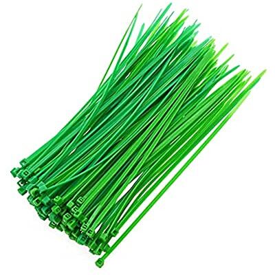 Sun Lot de 100 serre-câbles en nylon autobloquants de 2,5 x 100/150/200 mm de couleurs assorties (2,5 x 100 mm, vert) - Publicité Sun Lot de 100 serre-câbles en nylon autobloquants de 2,5 x 100/150/200 mm de couleurs assorties (2,5 x 100 mm, vert) - Publicité