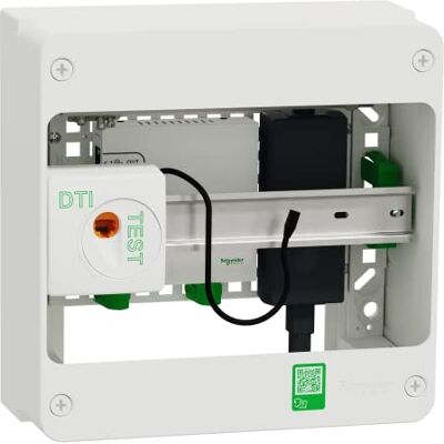 Schneider Electric Resi9 Coffret VDI 13M1R Switch 5ports PoE grade 3TV 4xRJ45 cat6a R9H13401VDIXS - Publicité Schneider Electric Resi9 Coffret VDI 13M1R Switch 5ports PoE grade 3TV 4xRJ45 cat6a R9H13401VDIXS - Publicité