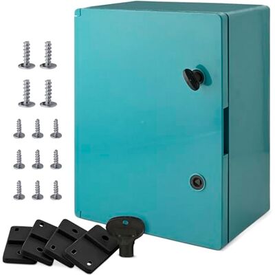 BOXEXPERT coffret de distribution exterieur IP65 ABS 400 x 300 x 195 mm Fleet, etanche, armoire electrique/coffret mural, boitier industriel vide, noir - Publicité BOXEXPERT coffret de distribution exterieur IP65 ABS 400 x 300 x 195 mm Fleet, etanche, armoire electrique/coffret mural, boitier industriel vide, noir - Publicité