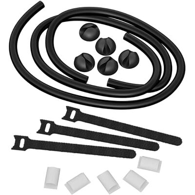 D-line Kit de Gestion des Câbles, 4-in-1 Gestion de Câbles Set, Bureau, TV, Gaming Comprend : 2X Gaine Câble (1m), 5X Clips Câbles, 3X Serre Cable réutilisables, 5X Supports de Câbles - Publicité D-line Kit de Gestion des Câbles, 4-in-1 Gestion de Câbles Set, Bureau, TV, Gaming Comprend : 2X Gaine Câble (1m), 5X Clips Câbles, 3X Serre Cable réutilisables, 5X Supports de Câbles - Publicité