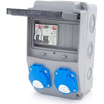 ELS Elektrotechnika Répartiteur électrique 6NO 2 x 230 V + LS et FI filaire (2 x 230 V + 1 x LS C16 + FI40) - Publicité ELS Elektrotechnika Répartiteur électrique 6NO 2 x 230 V + LS et FI filaire (2 x 230 V + 1 x LS C16 + FI40) - Publicité