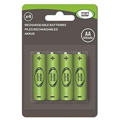 Smart Solar - 1910110RC - AA - Batterie rechargeable - Publicité Smart Solar - 1910110RC - AA - Batterie rechargeable - Publicité