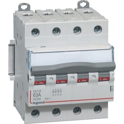 Legrand 406481 Interrupteur Sectionneur Tétrapolaire 4p 400v 63a 4 Modules Bornes à Vis Dx³-is - Publicité Legrand 406481 Interrupteur Sectionneur Tétrapolaire 4p 400v 63a 4 Modules Bornes à Vis Dx³-is - Publicité