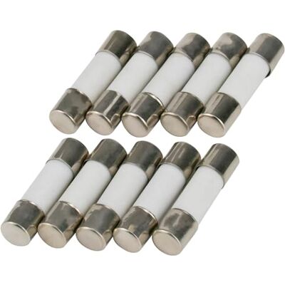 SeKi Lot de 10 fusibles en céramique 4 A 5 x 20 mm 250 V - Publicité SeKi Lot de 10 fusibles en céramique 4 A 5 x 20 mm 250 V - Publicité