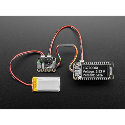 Adafruit LC709203F Moniteur de batterie LiPoly/Liion et contrôle d'état de charge, STEMMA JST PH & QT/Qwiic, 4712 - Publicité Adafruit LC709203F Moniteur de batterie LiPoly/Liion et contrôle d'état de charge, STEMMA JST PH & QT/Qwiic, 4712 - Publicité