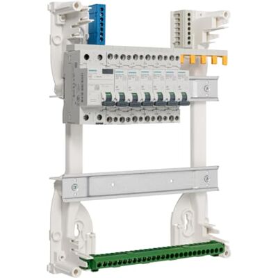 Siemens Tableau 2 Rangées Pré-Équipé 1 Inter Diff 40A 6 Disjoncteurs - Publicité Siemens Tableau 2 Rangées Pré-Équipé 1 Inter Diff 40A 6 Disjoncteurs - Publicité