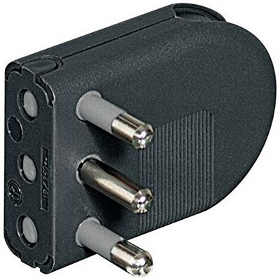 Bticino S2496tge Volant Prise 2P + T 16 A, Peu encombrant réglable Sortie de câble sur 3 Positions, Anthracite, Noir, S2496TGE - Publicité Bticino S2496tge Volant Prise 2P + T 16 A, Peu encombrant réglable Sortie de câble sur 3 Positions, Anthracite, Noir, S2496TGE - Publicité