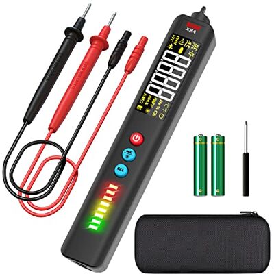 BSIDE Stylo Testeur de Tension Sans Contact Multimètre Automatique avec Grand Écran Laser Ligne Détecteur de Courant Électrique 6V-1000V Sensibilité Réglable Testeur de Continuité Sonore avec Étui - Publicité BSIDE Stylo Testeur de Tension Sans Contact Multimètre Automatique avec Grand Écran Laser Ligne Détecteur de Courant Électrique 6V-1000V Sensibilité Réglable Testeur de Continuité Sonore avec Étui - Publicité