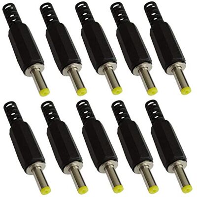AERZETIX : 10x Fiche Mâle Connecteur Jack Adaptateur Prise d'alimentation Droit DC 4/1.7mm à Souder C42288 - Publicité AERZETIX : 10x Fiche Mâle Connecteur Jack Adaptateur Prise d'alimentation Droit DC 4/1.7mm à Souder C42288 - Publicité