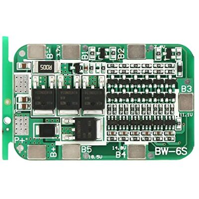 Walfront Carte de Protection de Batterie au Lithium 6S 15 A 22 V 24 V PCB Cell Protection Board Module de pour Cellules Li-ION - Publicité Walfront Carte de Protection de Batterie au Lithium 6S 15 A 22 V 24 V PCB Cell Protection Board Module de pour Cellules Li-ION - Publicité