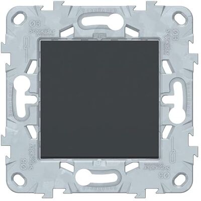 Schneider Electric Bouton Poussoir 10A Connexion Rapide Anthracite Unica - Publicité Schneider Electric Bouton Poussoir 10A Connexion Rapide Anthracite Unica - Publicité