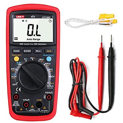UNI-T UT139C Numérique Multimètre AD/DC Tension Actuel Testeur Avec Résistance Capacitance Test NCV et Température La Mesure - Publicité UNI-T UT139C Numérique Multimètre AD/DC Tension Actuel Testeur Avec Résistance Capacitance Test NCV et Température La Mesure - Publicité