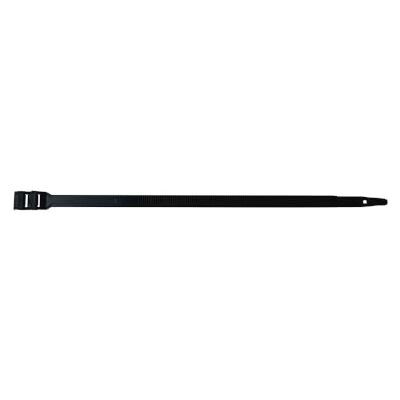 TIBELEC Lot de 100 colliers d'installation noir long. 265x9mm - - Publicité TIBELEC Lot de 100 colliers d'installation noir long. 265x9mm - - Publicité
