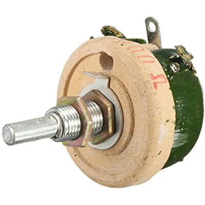 Tutoy Résistance Variable Rhéostat De Potentiomètre Bobiné De Puissance Élevée De 25W 300 Ohms 70X43Mm - Publicité Tutoy Résistance Variable Rhéostat De Potentiomètre Bobiné De Puissance Élevée De 25W 300 Ohms 70X43Mm - Publicité