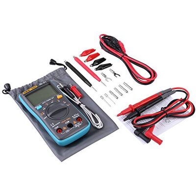 Walfront Multimètre numérique AN8002 Multimètre à sélection automatique AC DC Voltmètre électronique Ohm/Volt, testeur de courant multi diode et testeur de continuité, 6000 comptes - Publicité Walfront Multimètre numérique AN8002 Multimètre à sélection automatique AC DC Voltmètre électronique Ohm/Volt, testeur de courant multi diode et testeur de continuité, 6000 comptes - Publicité