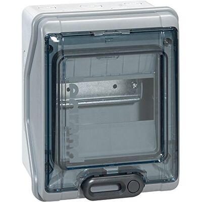 Legrand 001906 Coffret Étanche Plexo avec Embouts à Perforation Directe Prémontés IP65 IK09, 6 Modules, Gris - Publicité Legrand 001906 Coffret Étanche Plexo avec Embouts à Perforation Directe Prémontés IP65 IK09, 6 Modules, Gris - Publicité