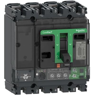Schneider Electric ComPacT NSX250F - 4P 36kA - MicroLogic 4.2 - 250A - Disjoncteur - Publicité Schneider Electric ComPacT NSX250F - 4P 36kA - MicroLogic 4.2 - 250A - Disjoncteur - Publicité