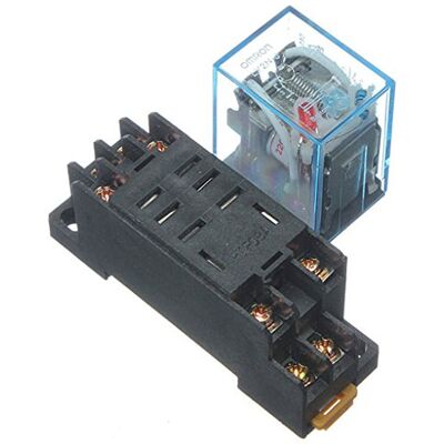 Unbekannt 220 V Puissance de bobine relais 10A DPDT LY2NJ HH62P HHC68A-2Z avec prise de base. Publicité Unbekannt 220 V Puissance de bobine relais 10A DPDT LY2NJ HH62P HHC68A-2Z avec prise de base. Publicité