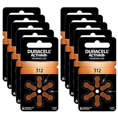 Duracell Pile pour appareils auditifs de 312 - Publicité Duracell Pile pour appareils auditifs de 312 - Publicité