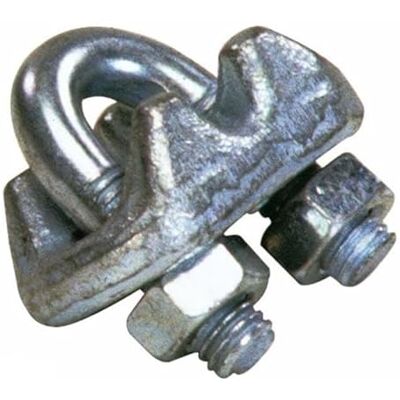 AMA Serre câble à étrier Ø 8 MM (Lot de 10) - Publicité AMA Serre câble à étrier Ø 8 MM (Lot de 10) - Publicité