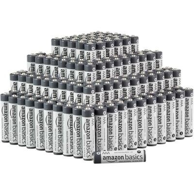 Amazon Basics LR03-200PK Pack de 200 Piles AAA - Piles - Publicité Amazon Basics LR03-200PK Pack de 200 Piles AAA - Piles - Publicité