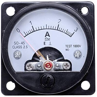 Sun AC Compteur De Panneau Analogique Rond 0-3A Mesure De Courant AmpÈRemÈTre Jauge Noir - Publicité Sun AC Compteur De Panneau Analogique Rond 0-3A Mesure De Courant AmpÈRemÈTre Jauge Noir - Publicité