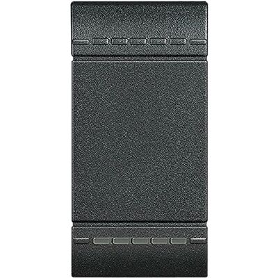 Bticino L4915N Manette Livinglight Neutre Type Poussoir, 1 Module, Anthracite - Publicité Bticino L4915N Manette Livinglight Neutre Type Poussoir, 1 Module, Anthracite - Publicité