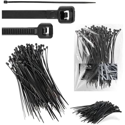 Instalguru 100x Collier de Serrage 2,5 x 150 mm Attache Câble Poignée Serre-Câbles Plastique Nylon Résistante Température UV Autobloquants Industrie Bureau Domicile Extérieur - Publicité Instalguru 100x Collier de Serrage 2,5 x 150 mm Attache Câble Poignée Serre-Câbles Plastique Nylon Résistante Température UV Autobloquants Industrie Bureau Domicile Extérieur - Publicité