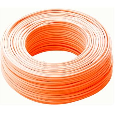 Electron cordon, câble électrique, 25 mètres, 1,5 mm², 1 x 1,5 mm, couleur orange, cuivre, fil unipolaire, conforme CPR, FS17, idéal pour les rénovations électriques pour les maisons et les appartements - Publicité Electron cordon, câble électrique, 25 mètres, 1,5 mm², 1 x 1,5 mm, couleur orange, cuivre, fil unipolaire, conforme CPR, FS17, idéal pour les rénovations électriques pour les maisons et les appartements - Publicité