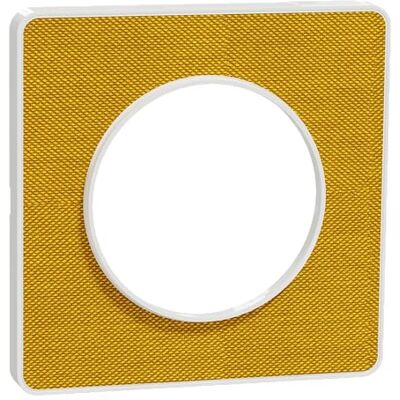 Schneider Electric Odace Touch Plaque de finition Kvadrat 1 poste Ocre/Blanc S520802KY - Publicité Schneider Electric Odace Touch Plaque de finition Kvadrat 1 poste Ocre/Blanc S520802KY - Publicité