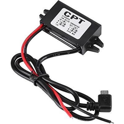 Walfront Convertisseur de Tension Abaisseur Non Isolé DC-DC 12V à 5V 3A Adaptateur Micro USB Convertisseur Régulateur de Tension Module Abaisseur Transformateur étanche pour Smartphone de Voiture - Publicité Walfront Convertisseur de Tension Abaisseur Non Isolé DC-DC 12V à 5V 3A Adaptateur Micro USB Convertisseur Régulateur de Tension Module Abaisseur Transformateur étanche pour Smartphone de Voiture - Publicité