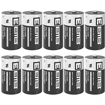 EEMB Lot de 10 piles au lithium ER14250 1/2AA 3,6 V Li-SOCL₂ non rechargeables XL-050F SB-AA02 LS14250 TL-5902 TL-2150 pour collier de chien, capteur de mouvement, système de sécurité à domicile, - Publicité EEMB Lot de 10 piles au lithium ER14250 1/2AA 3,6 V Li-SOCL₂ non rechargeables XL-050F SB-AA02 LS14250 TL-5902 TL-2150 pour collier de chien, capteur de mouvement, système de sécurité à domicile, - Publicité