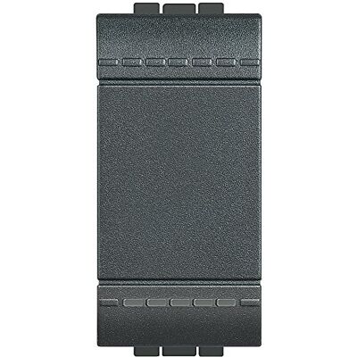 Bticino SL4001 Livinglight Commutateur, 1P, 16 A, Anthracite, 1 Pièce - Publicité Bticino SL4001 Livinglight Commutateur, 1P, 16 A, Anthracite, 1 Pièce - Publicité
