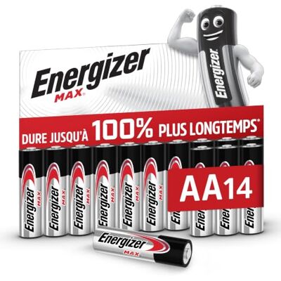 Piles AA Energizer Max - Puissance fiable et durable - Publicité Piles AA Energizer Max - Puissance fiable et durable - Publicité