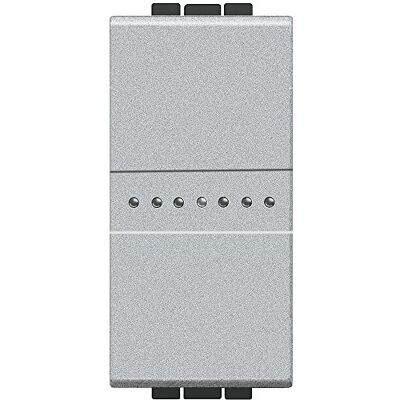 BTicino SNT4051AF Gris 1P interrupteur - Switch - Publicité BTicino SNT4051AF Gris 1P interrupteur - Switch - Publicité
