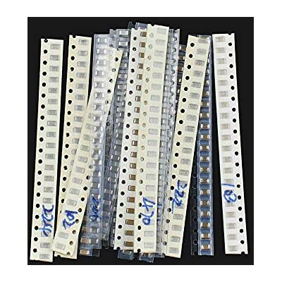 Sun 16 valeurs x 20 pièces = 320 condensateurs 1206 SMD assortis, kit d'échantillons de composants 10pF-22uF - Publicité Sun 16 valeurs x 20 pièces = 320 condensateurs 1206 SMD assortis, kit d'échantillons de composants 10pF-22uF - Publicité