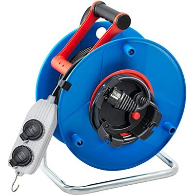 Brennenstuhl 1139941 Enrouleur Électrique Standard 40m de câble H05VV-F 3G1,5, Bleu - Publicité Brennenstuhl 1139941 Enrouleur Électrique Standard 40m de câble H05VV-F 3G1,5, Bleu - Publicité