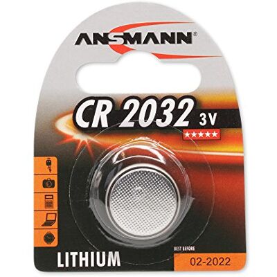 InLine ANSMANN CR 2032 Ansmann Pile bouton au lithium 3 V Lot de 5 - Publicité InLine ANSMANN CR 2032 Ansmann Pile bouton au lithium 3 V Lot de 5 - Publicité