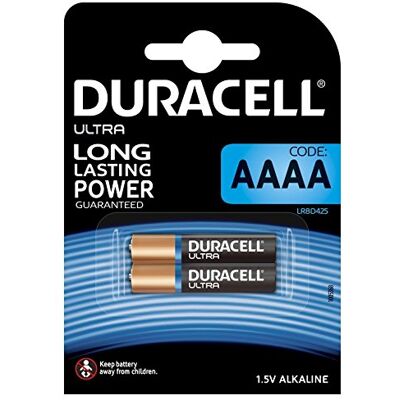 Duracell 101-731 Pile 1,5 V Ultra AAAA - Publicité Duracell 101-731 Pile 1,5 V Ultra AAAA - Publicité