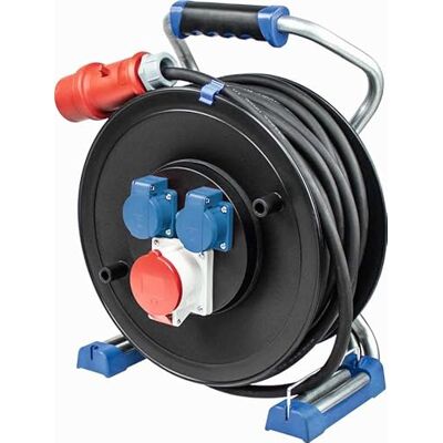 as - Schwabe as Schwabe Xperts enrouleur de câble CEE 30 m H07RN-F 5G2,5, IP44 extérieur avec 2 prises avec terre, 1 prise CEE 400 V 5 pôles, protection thermique, Made in Germany - Publicité as - Schwabe as Schwabe Xperts enrouleur de câble CEE 30 m H07RN-F 5G2,5, IP44 extérieur avec 2 prises avec terre, 1 prise CEE 400 V 5 pôles, protection thermique, Made in Germany - Publicité