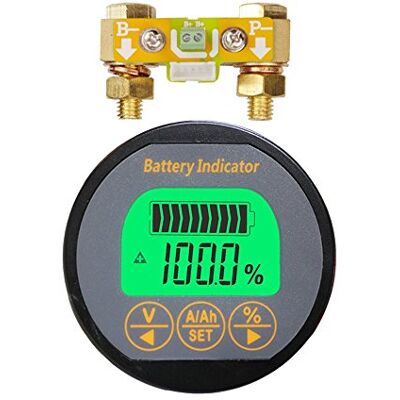 AILI Ampnogy Batteriemonitor testeur voltmètre ampèremètre 8-120V 0-350A 999Ah pour Auto Auto Motorboot Wohnwagen Wohnmobil Wohnmobil solaire - Publicité AILI Ampnogy Batteriemonitor testeur voltmètre ampèremètre 8-120V 0-350A 999Ah pour Auto Auto Motorboot Wohnwagen Wohnmobil Wohnmobil solaire - Publicité