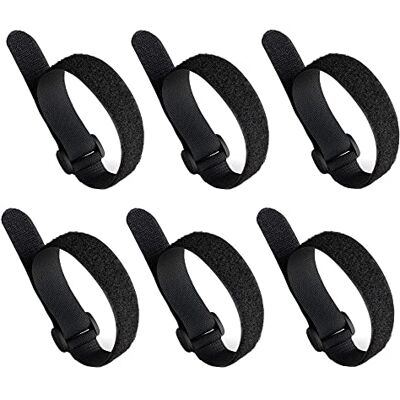 Aiqeer 30 Pièces 20 cm Sangles de Câble Noir, Attaches de Câble Réutilisables, Sangles Serre-Câbles, Sangles de Fixation à Crochet et Boucle, pour La Gestion des Câbles - Publicité Aiqeer 30 Pièces 20 cm Sangles de Câble Noir, Attaches de Câble Réutilisables, Sangles Serre-Câbles, Sangles de Fixation à Crochet et Boucle, pour La Gestion des Câbles - Publicité