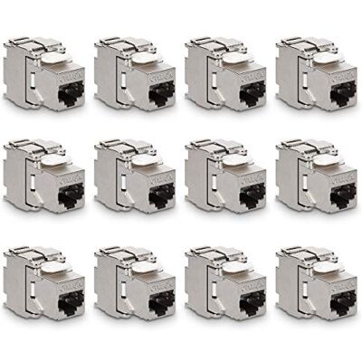 Kwmobile - Cat6a Shielded Keystone - Keystone Jack - Publicité Kwmobile - Cat6a Shielded Keystone - Keystone Jack - Publicité