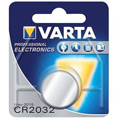Varta Pile Bouton Lithium Electronics CR2032 3 Volt - Publicité Varta Pile Bouton Lithium Electronics CR2032 3 Volt - Publicité
