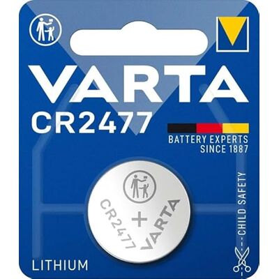 Varta 40866 Professional Electronics CR2477 6477 Lot de 10 Piles Bouton au Lithium 3 V - Publicité Varta 40866 Professional Electronics CR2477 6477 Lot de 10 Piles Bouton au Lithium 3 V - Publicité
