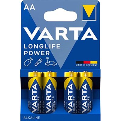 Varta 4 Piles 1,5V LR6 4906 - Publicité Varta 4 Piles 1,5V LR6 4906 - Publicité