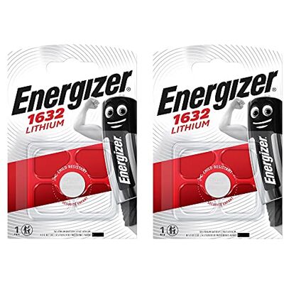 Energizer Lot de 2 piles au lithium CR1632 3 V - Publicité Energizer Lot de 2 piles au lithium CR1632 3 V - Publicité