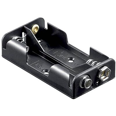 goobay Lot de 3 Supports Pile 2 x AA (Mignon) Connecteur 9V - Publicité goobay Lot de 3 Supports Pile 2 x AA (Mignon) Connecteur 9V - Publicité