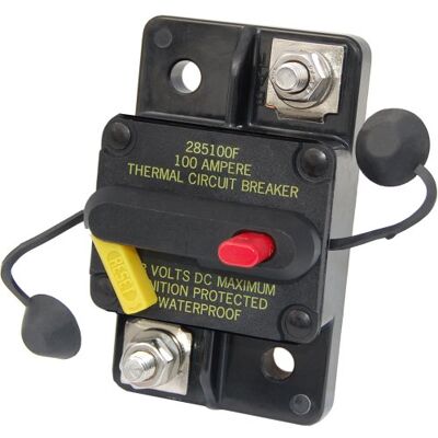 Blue Sea Systems Blue Sea 7187 100 Amp Circuit Breaker Surface Mount 285 Series - Publicité Blue Sea Systems Blue Sea 7187 100 Amp Circuit Breaker Surface Mount 285 Series - Publicité
